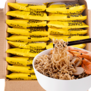 小鸡收腹100%0脂荞麦方便面非油炸免煮代餐食品全麦魔芋面条粗粮泡面挂面