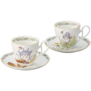 Noritake 则武 TOTORO系列 龙猫骨瓷咖啡杯碟2组/2杯2碟 TP97889