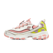 斯凯奇（SKECHERS）果冻熊猫鞋春季女缓震厚底复古运动鞋896099白色/粉色/WPK 35.5