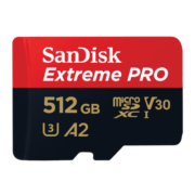 闪迪（SanDisk）A2 512GB TF（MicroSD）存储卡 V30 U3 4K至尊超极速移动版内存卡 读速200MB/s 写速140MB/s