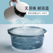 茶花 家用塑料脸盆 2个装