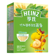 亨氏 (Heinz) 优加婴儿面条营养252g（含菠菜 婴儿辅食 柔软易吞咽 宝宝辅食添加初期-36个月适用）【11.11】