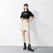 VERO MODA 女士纯棉圆领T恤 323101050 H版型