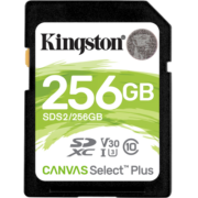 金士顿（Kingston）256GB SD存储卡 U3 V30 相机内存卡 sd卡大卡 支持4K 高速连拍 读速100MB/s 写速85MB/s
