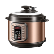美的（Midea）电压力锅高压锅5L家用智能大容量电饭煲多功能压力锅可预约煲汤煮粥炖煮 【5L单胆大容量】