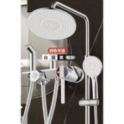 ARROW 箭牌锁具 箭牌卫浴 满天星系列 AE3492CP-P 淋浴花洒套装 皓月银 圆形
