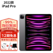 京东百亿补贴：苹果平板电脑 M2芯片 12.9寸 灰色 官 方 标 配 256G WLAN版