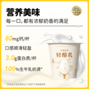 北海牧场轻酪乳 低温酸奶风味发酵乳0蔗糖100g*18杯