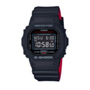 卡西欧（CASIO）手表 G-SHOCK系列小方块男表防水防震多功能运动手表 DW-5600HR-1