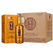习酒贵州习酒 金钻（金质钻石版）53度酱香型白酒礼盒 高端宴请送礼 500ml *6瓶 整箱装-2020年产