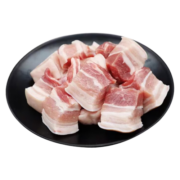 立始免切鲜冻带皮五花肉块肥瘦相间红烧肉食材 五花肉块 1斤