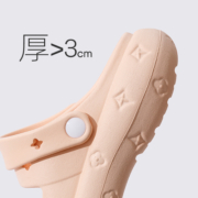 轻臣洞洞鞋夏女户外软底拖鞋防滑耐磨透气eva舒适外穿凉拖鞋女款