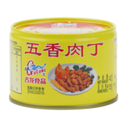 古龙 速食罐头 下饭菜 拌面浇头 五香肉丁142g*2罐