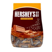好时（Hershey’s） 巴旦木牛奶巧克力 排块 休闲零食   婚庆糖果  500g 袋装