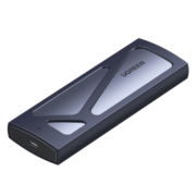 绿联 M.2 NVMe/SATA双协议硬盘盒 Type-C3.2接口SSD固态硬盘外置移动硬盘适用笔记本电脑M2盒子 铝合金