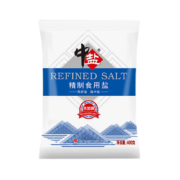京东百亿补贴：中盐 未加碘精制食用盐400g*6袋装