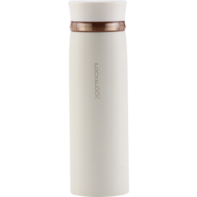 乐扣乐扣（LOCK&LOCK） 保温杯水杯菲特旋转盖轻量杯男女学生茶杯450ML 米白色 LHC4131IVY 450ML