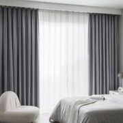 某东京造 41梭浅灰窗帘 3m*2.7m 1片 全遮光
