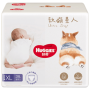 京东百亿补贴：HUGGIES 好奇 软萌星人系列 婴儿拉拉裤 XL28片