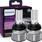 飞利浦（PHILIPS）星耀光3000 汽车LED大灯 H7灯泡 LED车灯 无损安装远光灯近光灯 6500K高亮白光 双支装