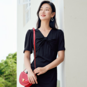 PLUS会员！Y.SING 衣香丽影 女士通勤连衣裙 920535606
