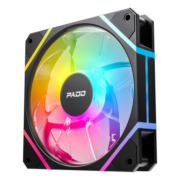 PADO 半岛铁盒 G12黑色  ARGB 5v3针主板同步 电脑机箱风扇