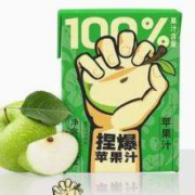 哪吒 捏爆百分百果汁 苹果汁 200ml*10盒
