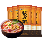 白象刀削面袋装 油泼面烩面刀削宽面波纹面宽面条挂面粗400g*5袋