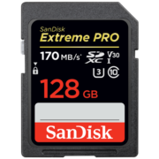 闪迪(SanDisk)存储卡V30单反微单相机内存卡4K视频高清拍摄SD卡UHS-I高速微单相机卡 128G SD相机卡 200MB/秒