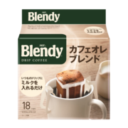 AGF Blendy挂耳咖啡混合口味7g*18袋 适合做咖啡欧蕾的特别版 欧蕾混合风味7g*18袋