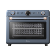 美的（Midea）石墨烯免预热 顶部热风风炉家用智能空气炸电烤箱 35L搪瓷内胆 PT3520W-G 初见P30系列