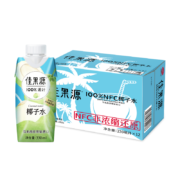 京东plus：佳农 佳果源 椰子水 330ml*12瓶 NFC马来西亚原装 
*3件