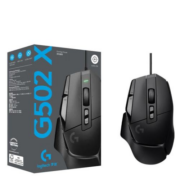 PLUS会员：Logitech 罗技 G502 X 电竞鼠标 有线 25600DPI  黑色