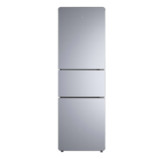 TCL 200升三门三温区中门软冷冻节能养鲜冰箱 中门宽幅变温软冷冻即切即用 纤薄机身小型省电安静运行 200升