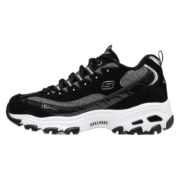 斯凯奇（Skechers）女鞋休闲鞋熊猫鞋训练鞋运动鞋加绒熊猫鞋厚底复古运动鞋66666036 海军蓝色 36