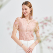 Juzui 玖姿 annakro系列 女士蕾丝衫 JTBX80347051