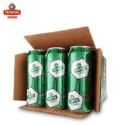 青岛啤酒足球罐啤酒10度500ml*12听