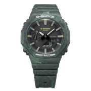卡西欧（CASIO） G-SHOCK神秘森林系列 碳纤防护构造男士运动手表 GA-2100FR-3A