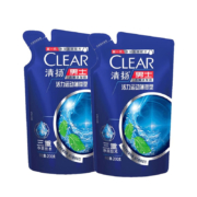 概率券：CLEAR 清扬 洗发水 去屑止痒控油 蓝色袋装 200g*2