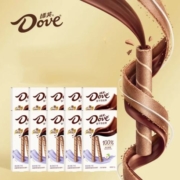 京喜APP:  Dove 德芙 香浓榛子味丝滑牛奶巧克力 注心饼干 40g*10/盒装