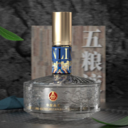 五粮液股份出品，华位品鉴 52度绿豆酒500mL*2瓶礼盒装