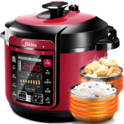 PLUS会员：Midea 美的 WQC50A5 双胆电压力锅 5L