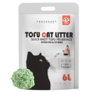 憨憨宠 豆腐猫砂结团可冲猫沙宠物猫咪用品 2.5kg 绿茶味