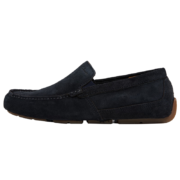 PLUS会员、限尺码：Clarks 其乐 Markman Plain 男士一脚蹬反绒休闲乐福鞋