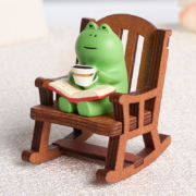 绮兰朵 青蛙可爱日系治愈小摆件