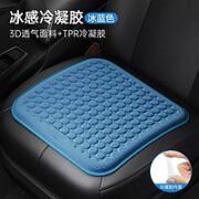 每学 TPR凝胶汽车坐垫 蓝色 38cm*38cm