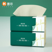 惠寻 绵柔抽纸300张*6包 100抽/包