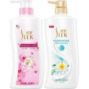舒蕾樱花香氛沐浴露600ml+水莲劲爽沐浴露600ml家用沐浴液组合装