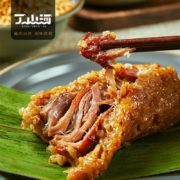 Plus会员:丁山河 粽子肉粽 嘉兴特产大肉粽6只 品鲜款