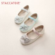 Staccato Kids 思加图 2023年春夏新款蝴蝶结水钻公主鞋（28~35码）2色